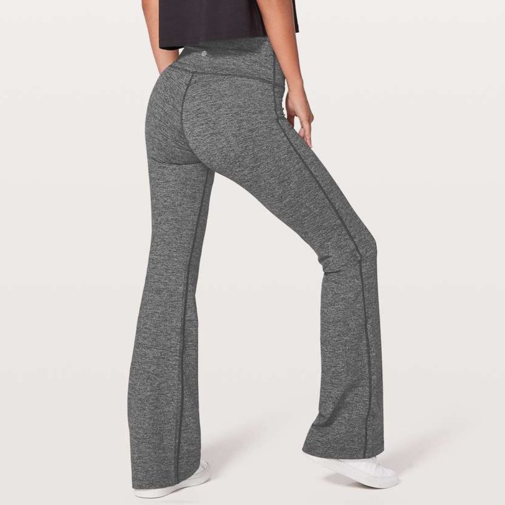 Lululemon Throw Back Pant *32.5" Heathered Black